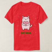 T-shirt Maman De Chat Par LAMAJ (Design devant)