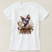T-shirt Maman de chat Sphynx  (Design devant)