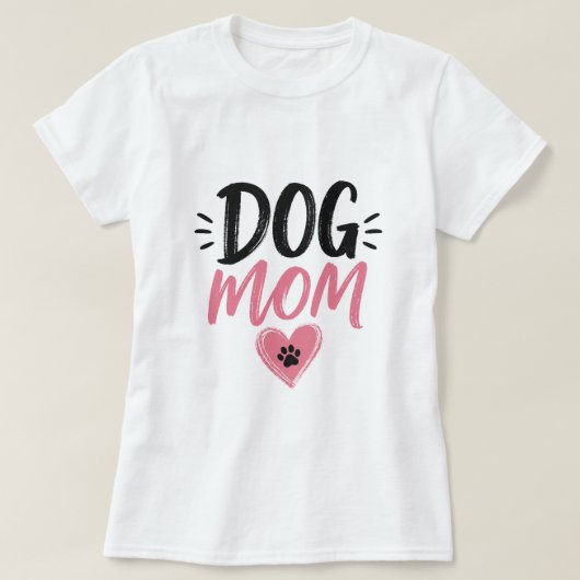 T-shirt Maman de chien (Design devant)