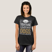 T-shirt Maman de Chien (Devant entier)
