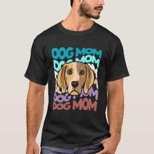T-shirt Maman de chien beagle Retro Vintage chien maman