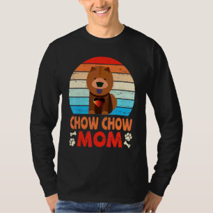 T-shirt Maman de chien Chow Chow mignonne Bonne fête des m