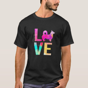 T-shirt Maman de chien coloré Pembroke Welsh Corgi