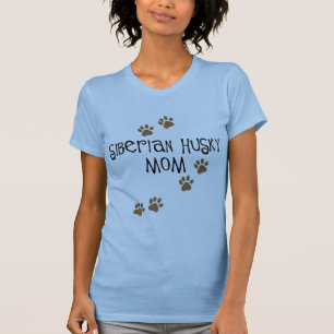 T-shirt Maman de chien de traîneau sibérien