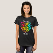 T-shirt Maman de chien Maman de chat maman de pawesomest m (Devant entier)