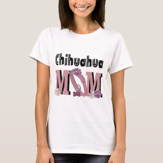 T-shirt MAMAN de chiwawa (Devant)