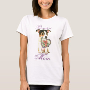 T-shirt Maman de coeur de Jack Russell Terrier