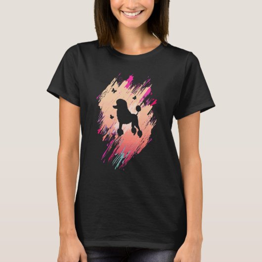 T-shirt Maman de Cute Poodle (Devant)