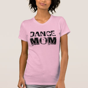 T-shirt Maman de danse avec la police grunge et danseurs