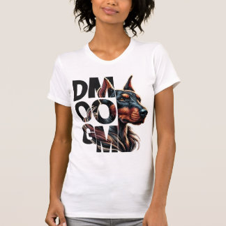 T-shirt Maman de Doberman - Protectrice Élégante & Féroce