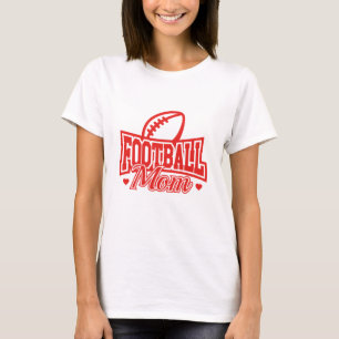 T-shirt Maman de football