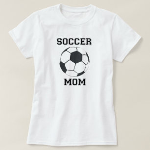 T-shirt Maman de football