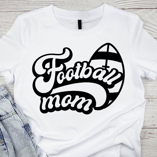 T-shirt Maman de football gras