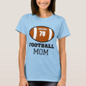 T-shirt Maman de football Numéro Jersey (Devant)