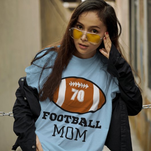 T-shirt Maman de football Numéro Jersey