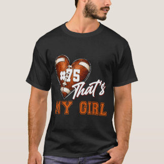 T-shirt Maman de football Papa Numéro de maillot 75 C'est