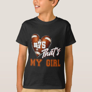 T-shirt Maman de football Papa Numéro de maillot 75 C'est