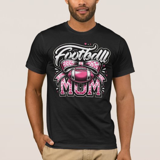 T-shirt Maman de football pour Fier Jeu Jeu Moms (Devant)