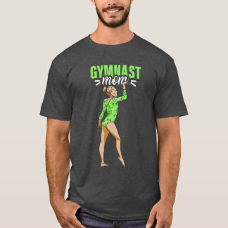 T-shirt Maman de gymnaste amatrice de sport gymnastes gymn