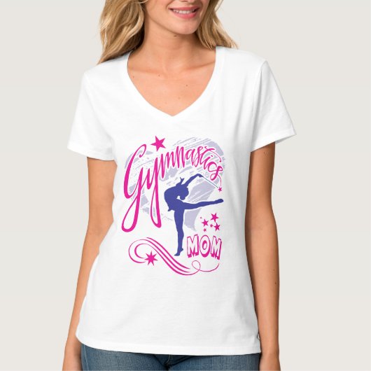 T-shirt Maman de gymnastique (Devant)