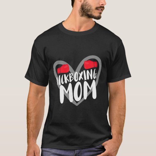 T-shirt Maman de kickboxing (Devant)