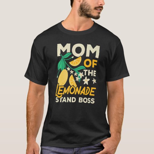 T-shirt Maman De La Citronade Stand Boss Lemon Fruit Bever (Devant)