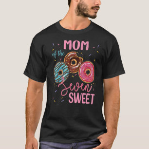 T-shirt Maman De La Douce Sept 7ème Fête D'Anniversaire De