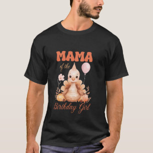 T-shirt Maman de la famille de la fille d'anniversaire Din