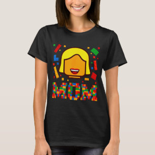 T-shirt Maman de la famille maître constructeur construisa