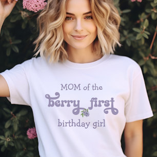 T-shirt Maman de la Fée de la Première Baie Premier Annive