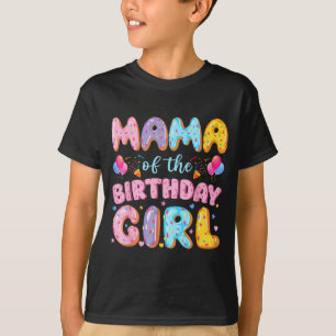 T-shirt Maman de la fille d'anniversaire Donut d'anniversa