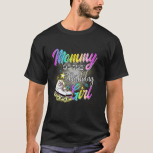 T-shirt Maman de la fille d'anniversaire Patineuse à roule