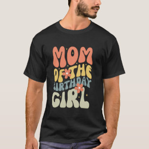 T-shirt Maman de la fille de l'anniversaire Famille mignon