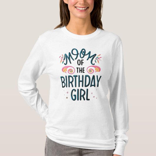 T-shirt Maman de la Fille du Jour Birth (Devant)
