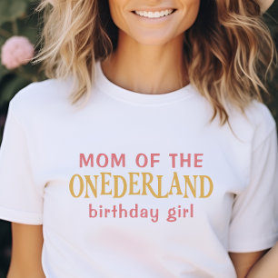 T-shirt Maman de la fille qui fête son anniversaire Alice 