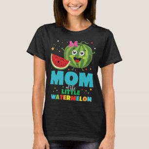 T-shirt Maman De La Petite Famille De Fruits De Pastèque