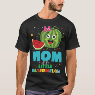 T-shirt Maman De La Petite Famille De Fruits De Pastèque