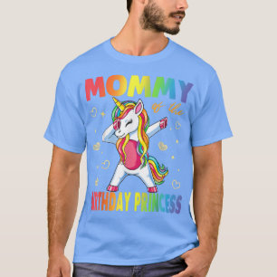 T-shirt Maman de la Princess Girl Dabbing Unicor