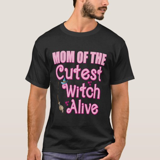 T-shirt Maman De La Sorcière Cutest Alive Funny Famille Ha (Devant)