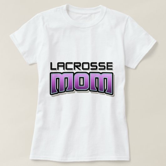 T-shirt MAMAN de lacrosse (Design devant)