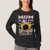 T-shirt Maman De L'Anniversaire Bowler Kid Bowling Party (Devant)