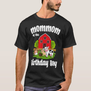 T-shirt Maman De L'Anniversaire Boy Farm Animal Anniversai