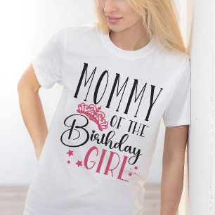 T-shirt Maman de l'Anniversaire Escouade fille sur mesure 