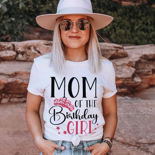 T-shirt Maman de l'Anniversaire Escouade fille sur mesure