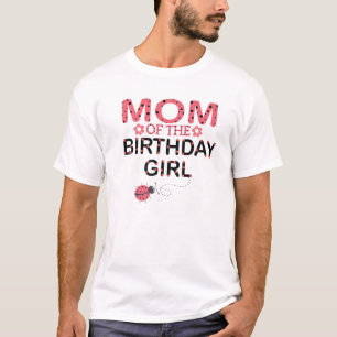 T-shirt Maman De L'Anniversaire Famille Fille Correspondan