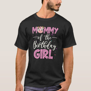 T-shirt Maman De L'Anniversaire Fille Agricole Barnyard Na