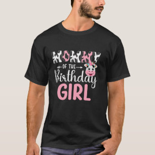 T-shirt Maman De L'Anniversaire Fille Ferme Vache 1 St Ann