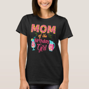 T-shirt Maman De L'Anniversaire Fille Pink Lemonade B Day