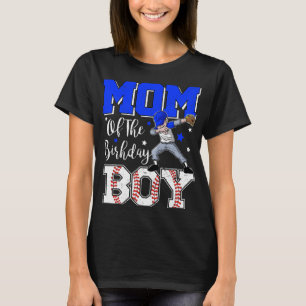 T-shirt Maman De L'Anniversaire Garçon Baseball Softball M
