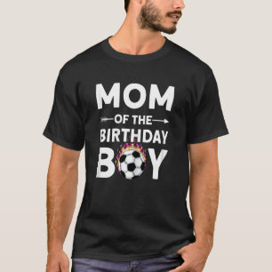 T-shirt Maman De L'Anniversaire Garçon Football Famille Am